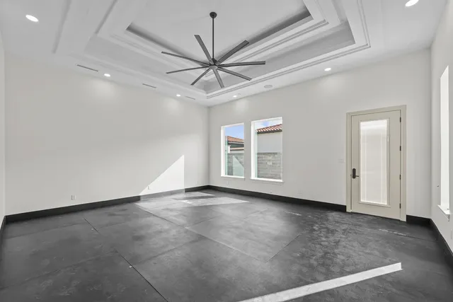 Mediterranean Custom Home — Bedroom