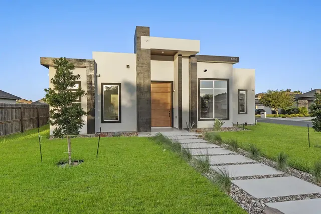 Modern Contemporary Home — Front elevation from the street